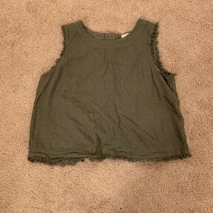 PART OF TWO PIECE SET- CROP TOP